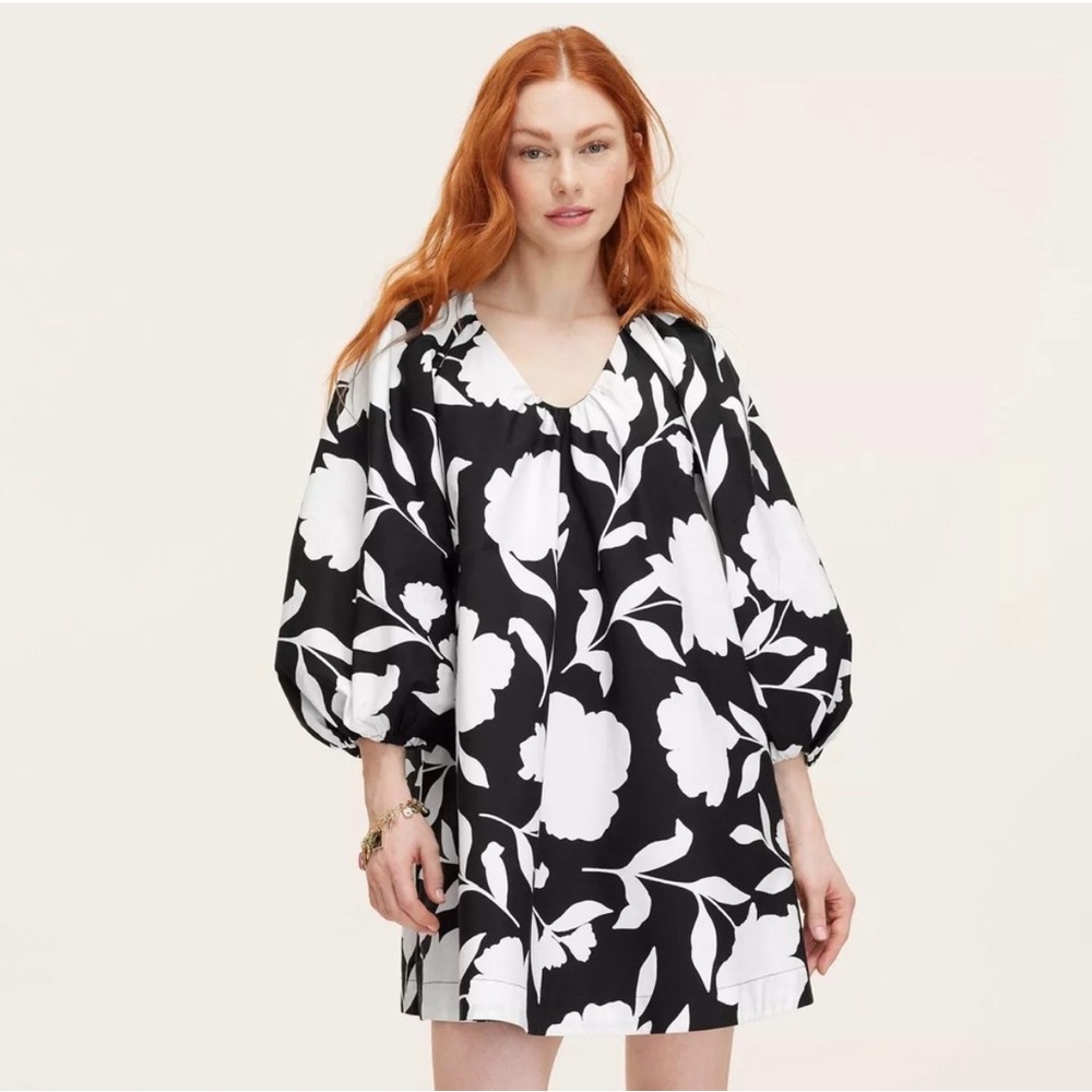 Kate Spade x Target Black and White Floral Dress (NWT) Medium